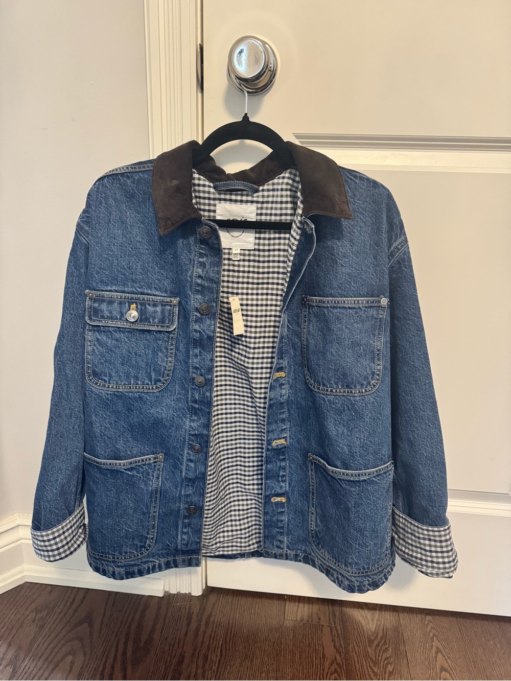 Aerie Blue Denim Barn Jacket
